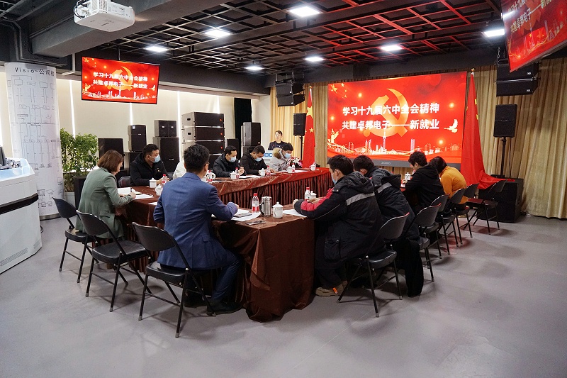 ZOBO香蕉视频在线播放党支部丨开展“学习贯彻党的十九届六中全会精神”主题党日活动