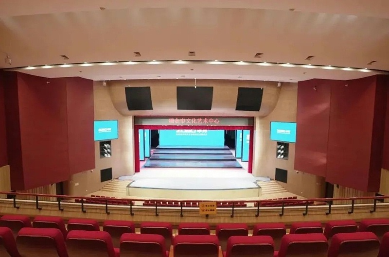 剧场亚洲香蕉视频网案例丨ZOBO香蕉视频在线播放为瑞金市文化艺术提供声光电系统的空间视听解决方案及服务