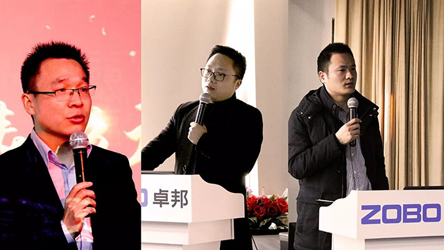 MP部总经理张新强、上海运营经理张谊斌、北京大区经理张书杰